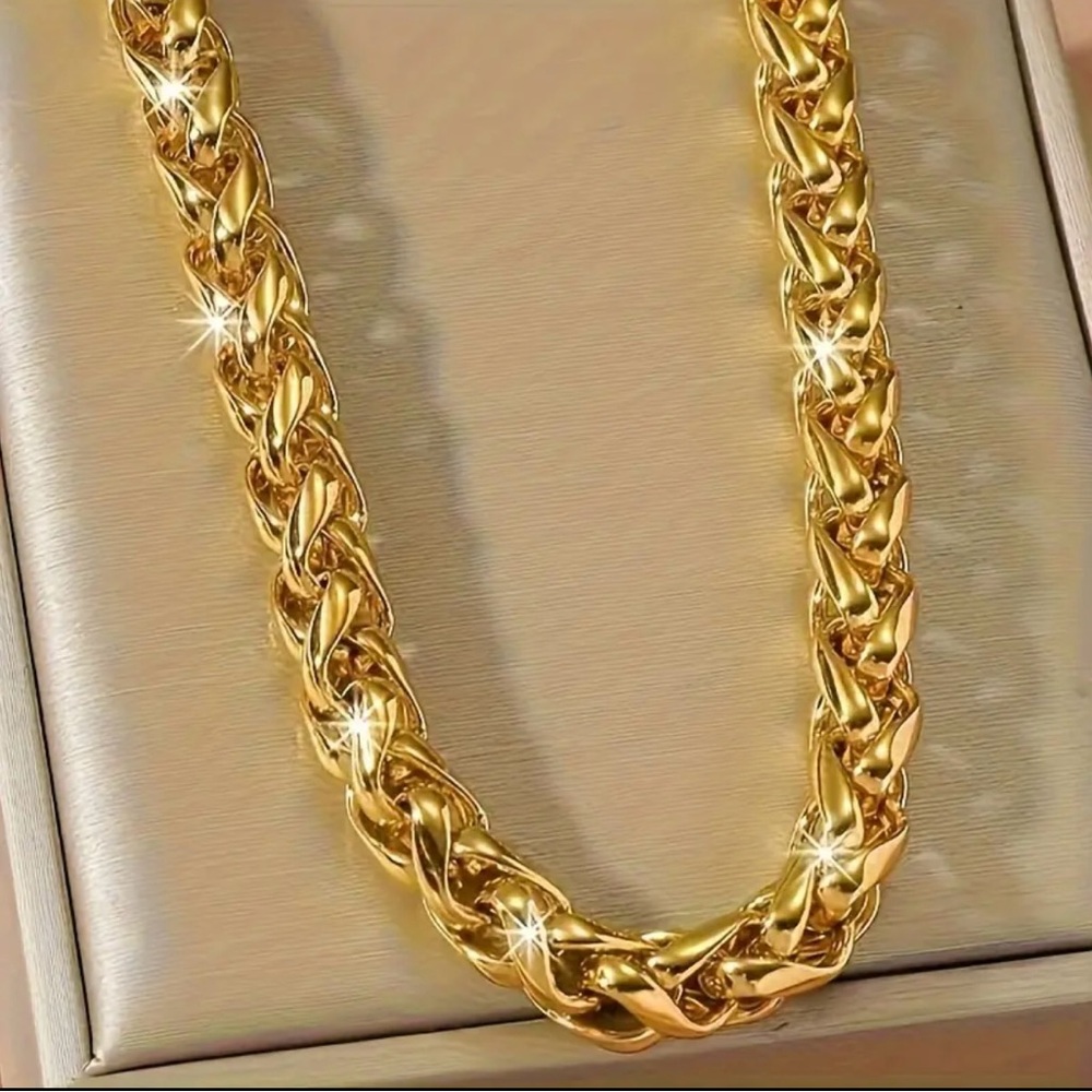 NWT 20” Gold Chain Necklace Golden stainless steel chain necklace for Men
